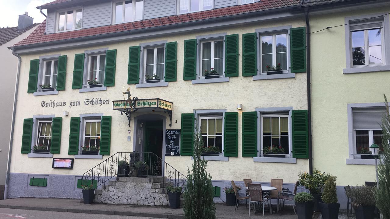 Gasthaus Schuetzen Hornberg Buitenkant foto